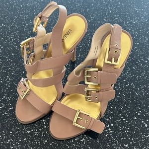 Nine West Blush Heels 7M